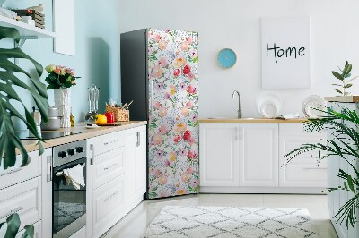 Funda magnética para refrigerador Flores pastel