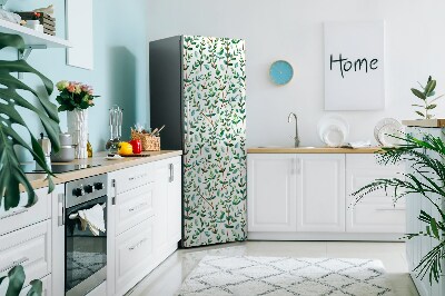 Funda magnética para refrigerador Ramas verdes