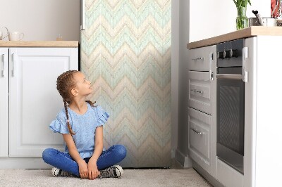 Imán decorativo para refrigerador Zigzag