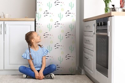 Imán decorativo para refrigerador Cactus