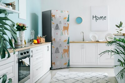 Imán decorativo para refrigerador Bosque de animales