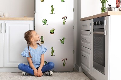 Imán decorativo para refrigerador Cactus