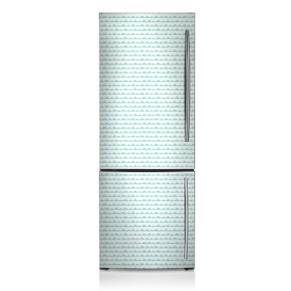 Cubierta magnética para refrigerador Colina verde