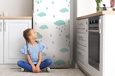 Imán decorativo para refrigerador Nube de lluvia