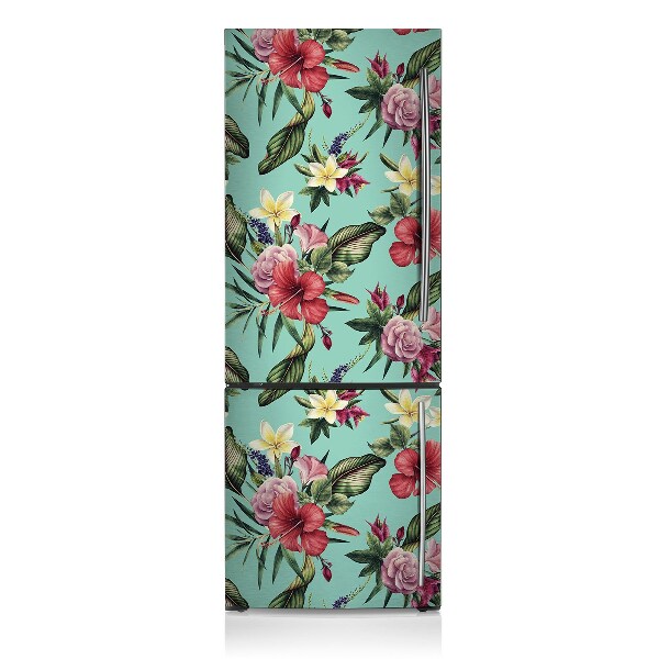 Funda magnética para refrigerador Hojas y flores