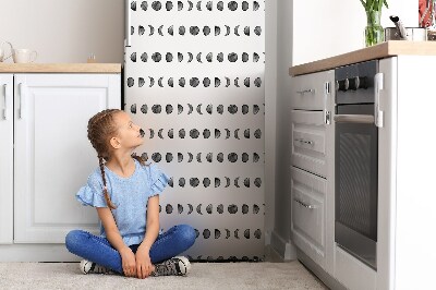 Imán decorativo para refrigerador Luna