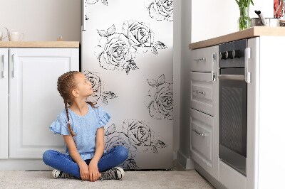 Imán decorativo para refrigerador Rosas