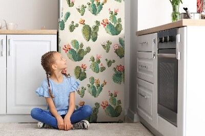 Funda magnética para refrigerador Cactus