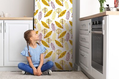 Funda magnética para refrigerador Hojas de otoño