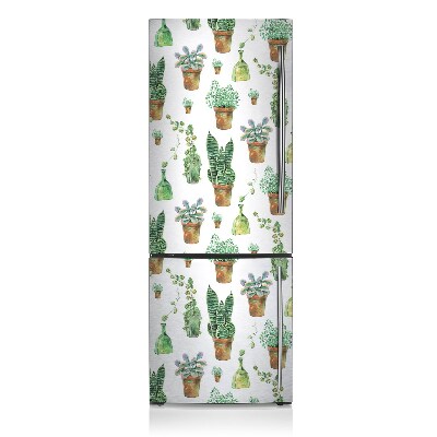 Funda magnética para refrigerador Cactus pintado