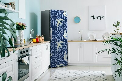 Imán decorativo para refrigerador Grúas chinas