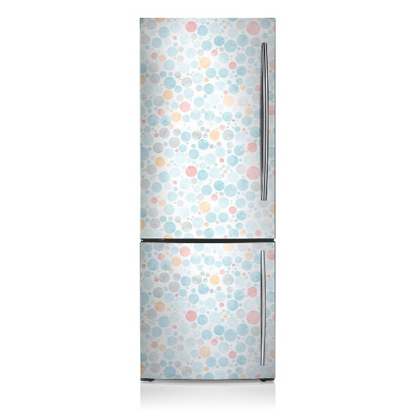 Funda magnética para refrigerador Puntos pastel