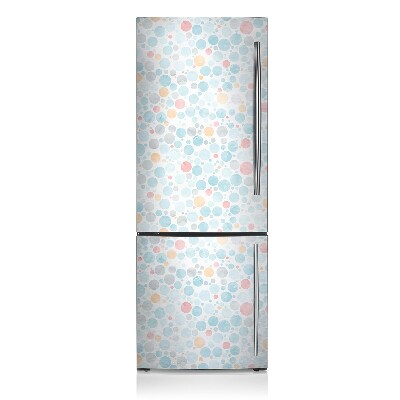 Funda magnética para refrigerador Puntos pastel