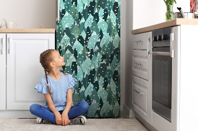 Imán decorativo para refrigerador Montañas heladas