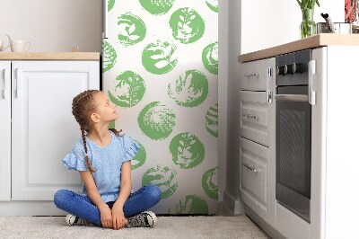 Funda magnética para refrigerador Plantas en puntos