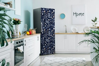 Imán decorativo para refrigerador Hojas escandinavas