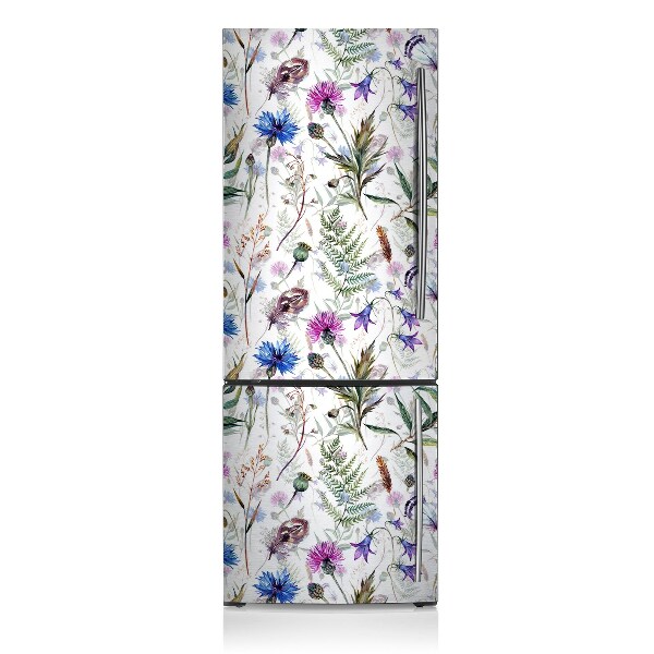 Funda magnética para refrigerador Flores de campo