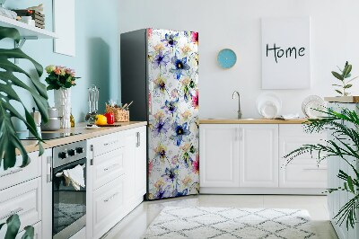 Funda magnética para refrigerador Flores de campo