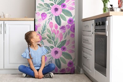 Funda magnética para refrigerador Patrón floral