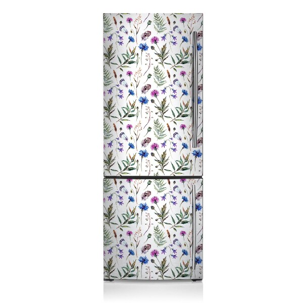 Funda magnética para refrigerador Flores del prado