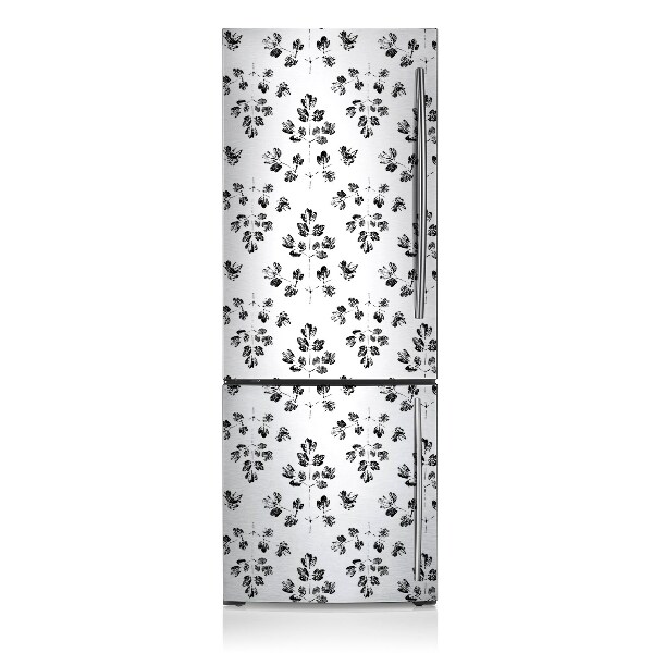 Funda magnética para refrigerador Patrón en blanco y negro