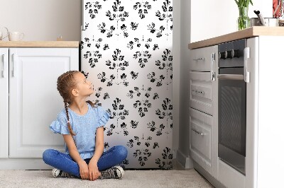 Funda magnética para refrigerador Patrón en blanco y negro