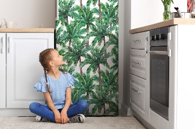 Funda magnética para refrigerador Palmeras tropicales