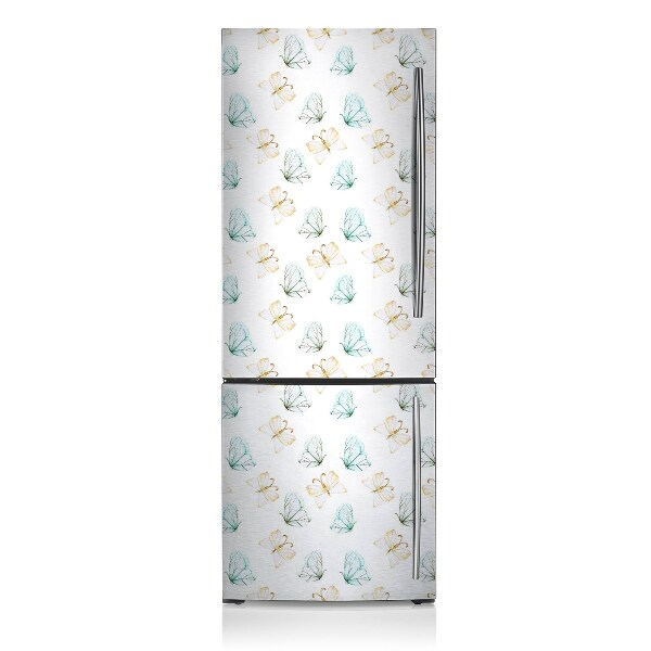 Funda magnética para refrigerador Mariposas