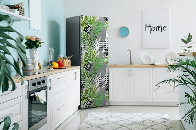 Funda magnética para refrigerador Hojas tropicales