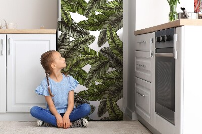 Funda magnética para refrigerador Hojas de la jungla