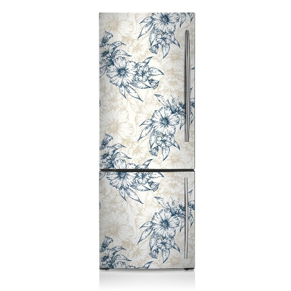 Funda magnética para refrigerador Arte floral