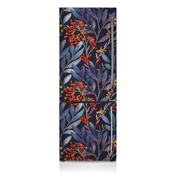 Funda magnética para refrigerador Flores gráficas