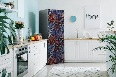 Funda magnética para refrigerador Flores gráficas