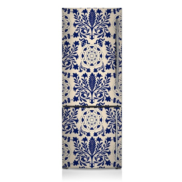 Funda magnética para refrigerador Patrón azul