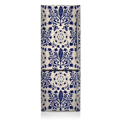 Funda magnética para refrigerador Patrón azul