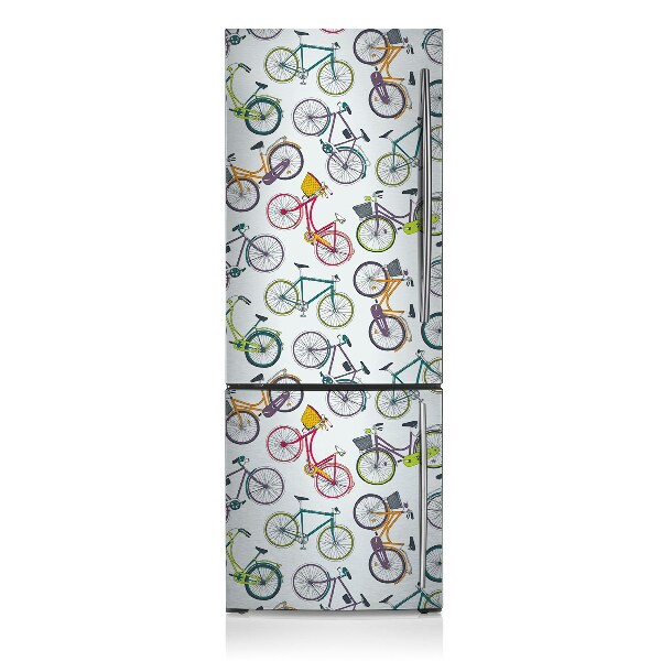 Funda magnética para refrigerador Ciudad de bicicleta