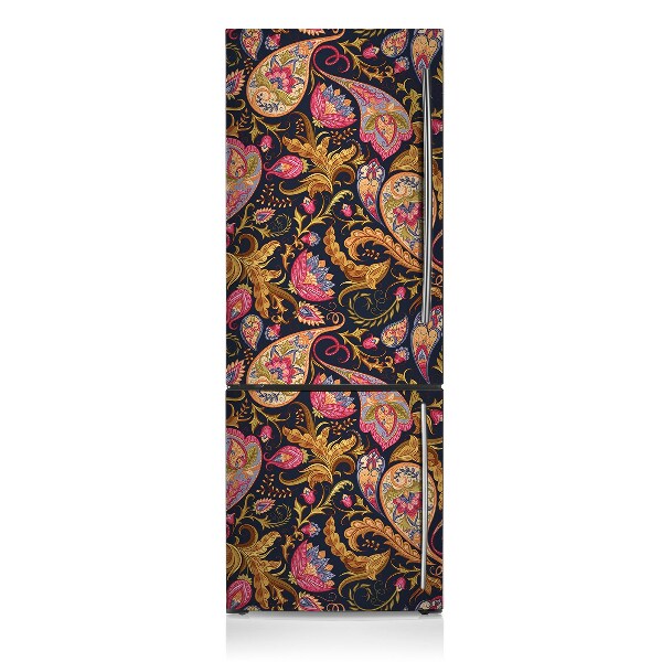 Funda magnética para refrigerador Colorido patrón de paisley