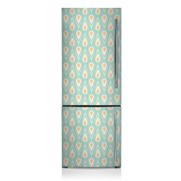 Funda magnética para refrigerador Papel tapiz retro