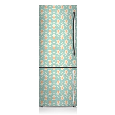 Funda magnética para refrigerador Papel tapiz retro