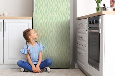 Funda magnética para refrigerador Diamantes verdes