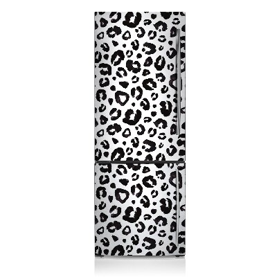 Funda magnética para refrigerador Parches de vaca en blanco y negro