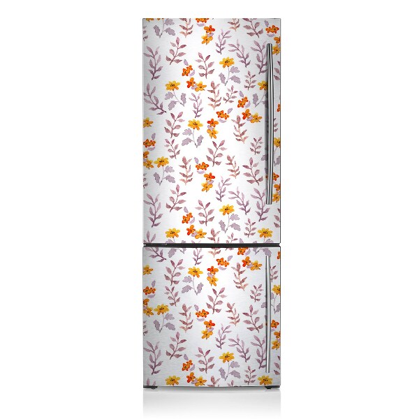 Funda magnética para refrigerador Flores pintadas