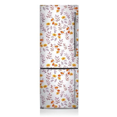 Funda magnética para refrigerador Flores pintadas