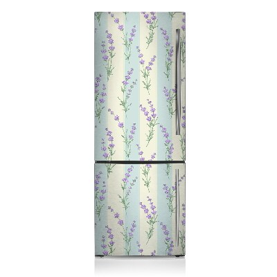 Funda magnética para refrigerador Flores de lavanda