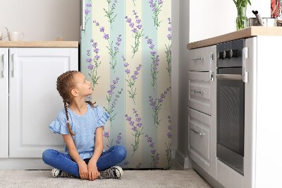 Funda magnética para refrigerador Flores de lavanda