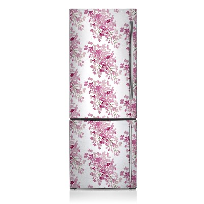 Funda magnética para refrigerador Flores rosadas