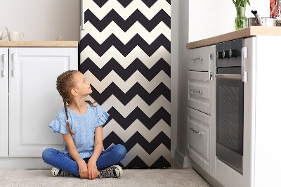 Imán decorativo para refrigerador Zigzag