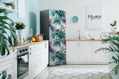 Imán decorativo para refrigerador Hojas tropicales