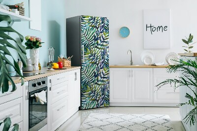 Imán decorativo para refrigerador Hojas exóticas