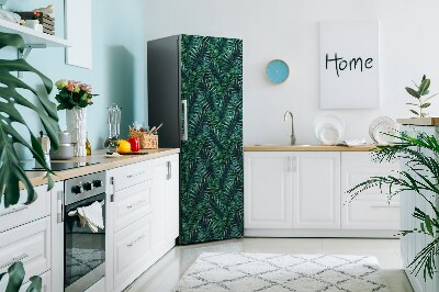 Imán decorativo para refrigerador Hojas tropicales